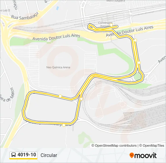 4019-10 Bus Line Map