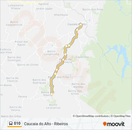 010 Bus Line Map