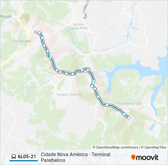 6L05-21 Bus Line Map