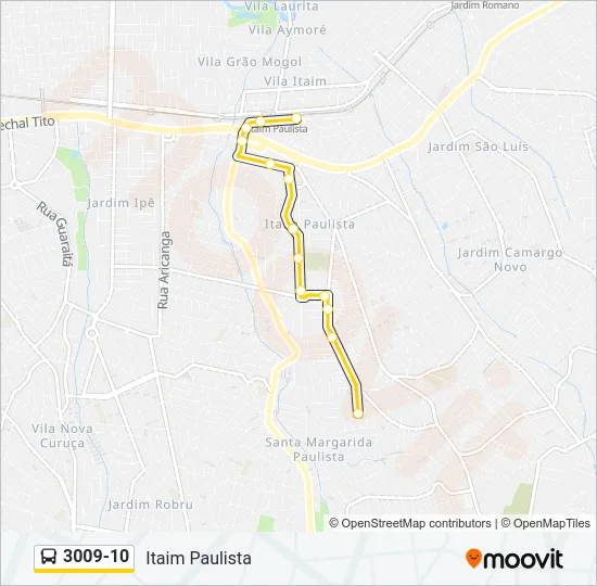 3009-10 Bus Line Map