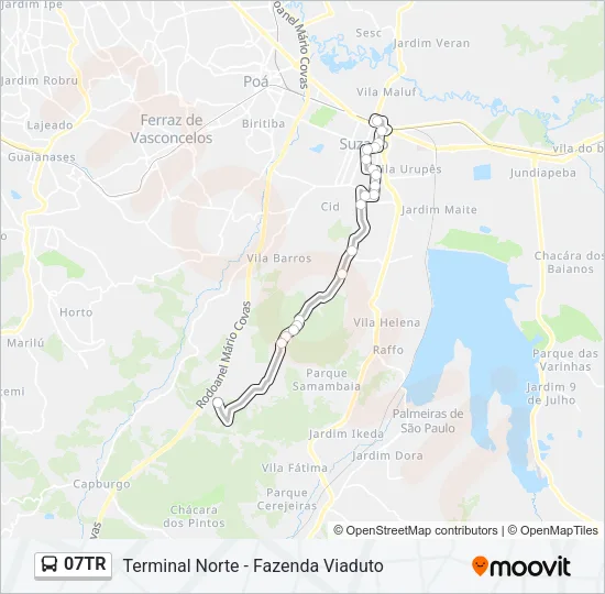 07TR Bus Line Map