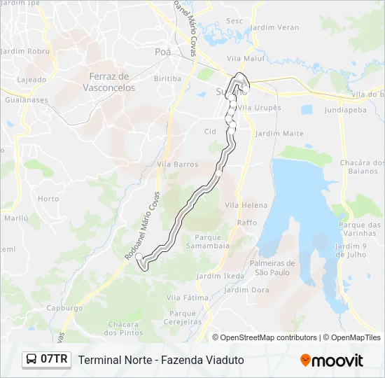07TR Bus Line Map