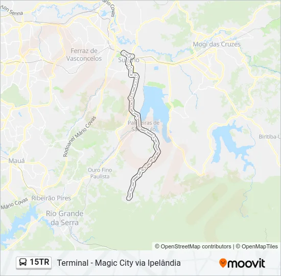 15TR Bus Line Map