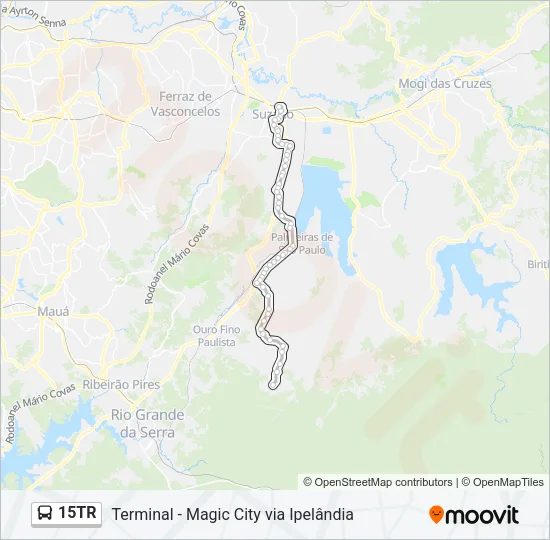 15TR Bus Line Map