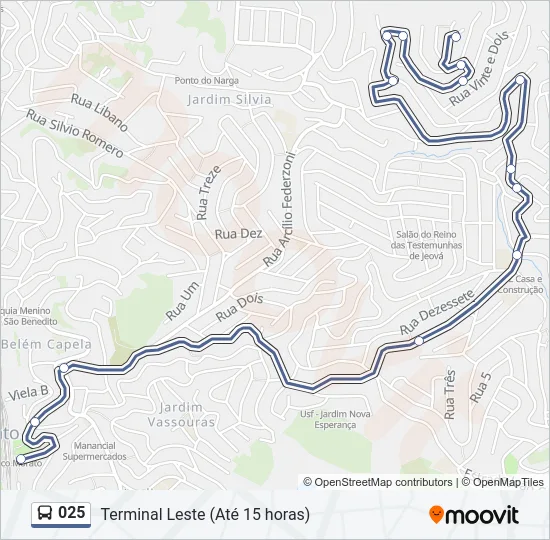 025 Bus Line Map