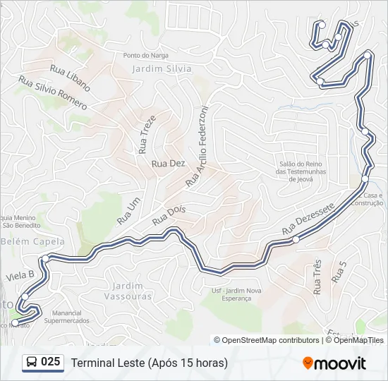 025 Bus Line Map