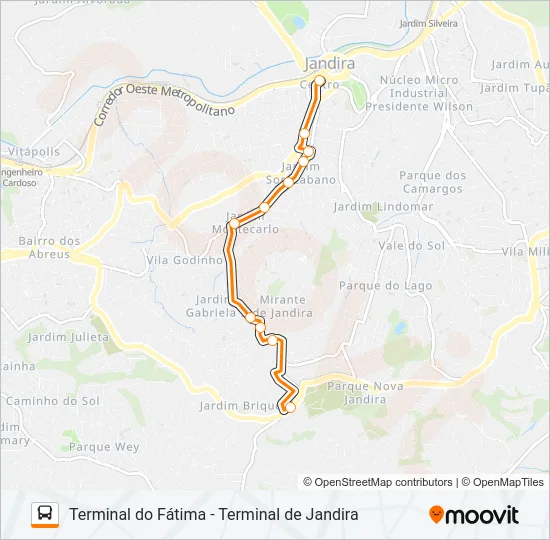 JT321VP1 Bus Line Map