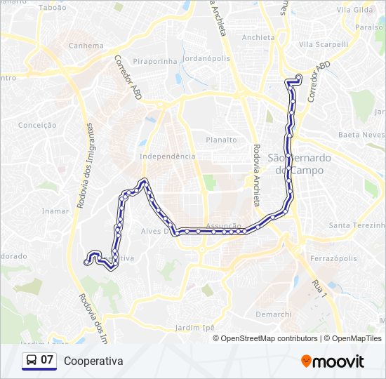 Rota da linha 144001: horários, paradas e mapas - Cajazeiras 7/6 X