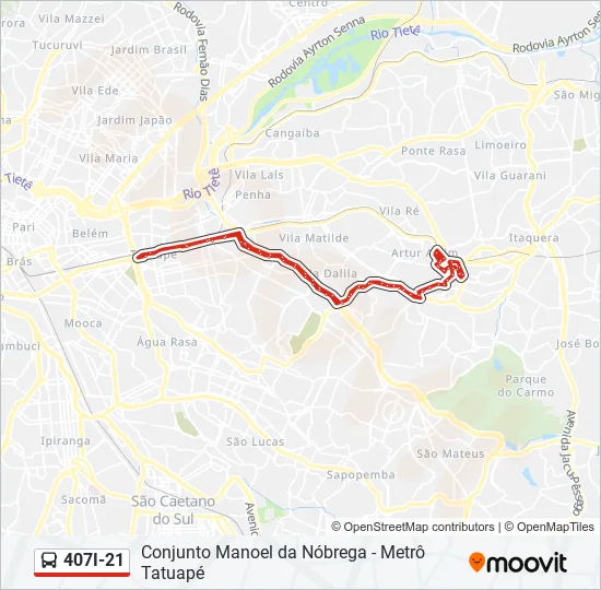 407I-21  Line Map