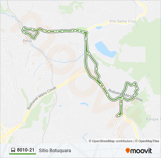 8010-21 bus Line Map
