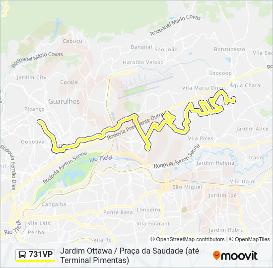 731VP  Line Map