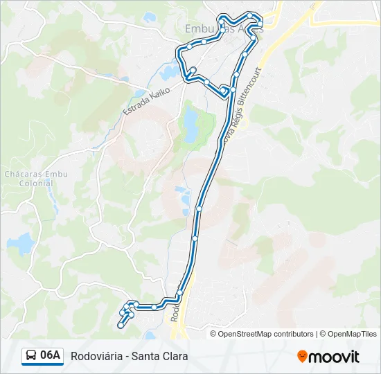 06A Bus Line Map