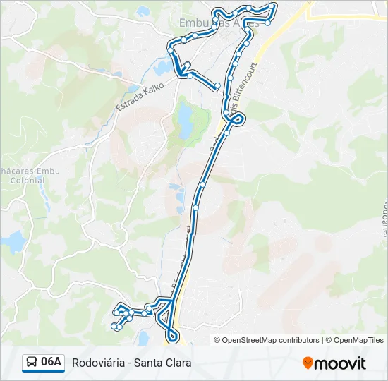 06A Bus Line Map