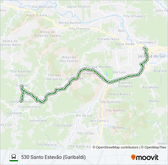 530 santo estevão garibaldi Route: Schedules, Stops & Maps - .530.6 ...