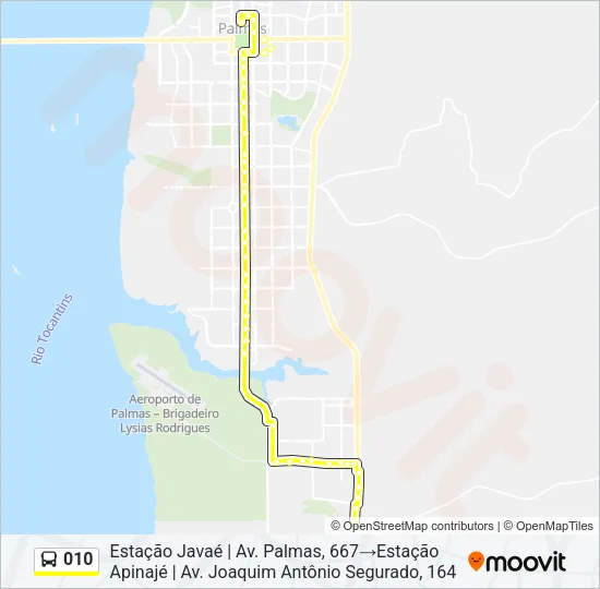 010 Bus Line Map