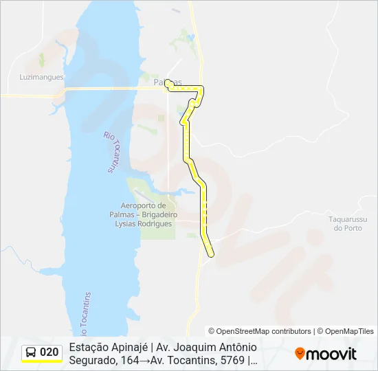 020 Bus Line Map