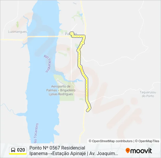 020 Bus Line Map