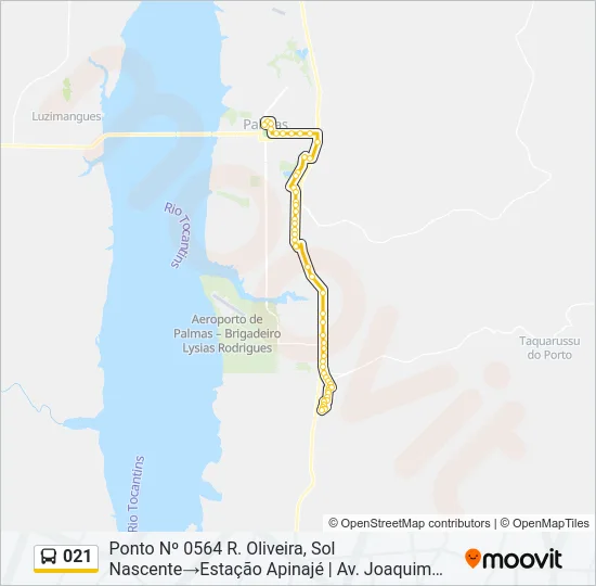 021 Bus Line Map