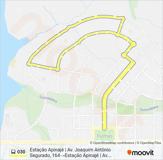 030 Bus Line Map