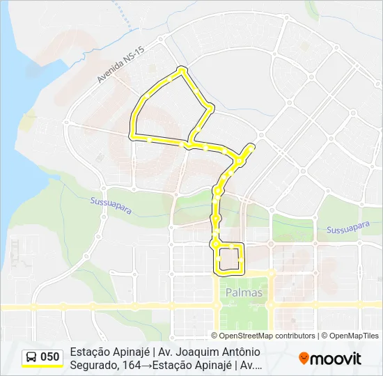 050 Bus Line Map