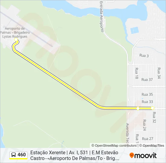 460 Bus Line Map