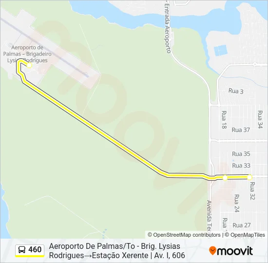 460 Bus Line Map