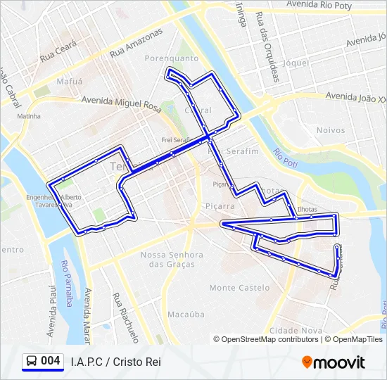 004 Bus Line Map