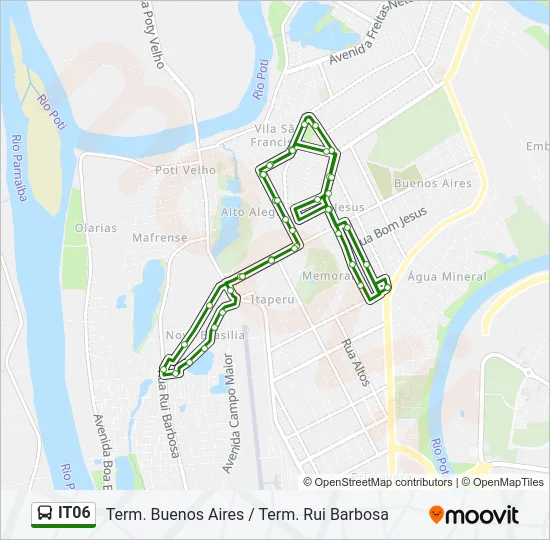 IT06 Bus Line Map