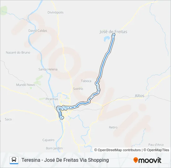 INTERMUNICIPAL Bus Line Map