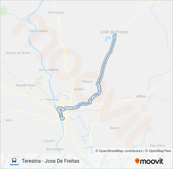 INTERMUNICIPAL Bus Line Map