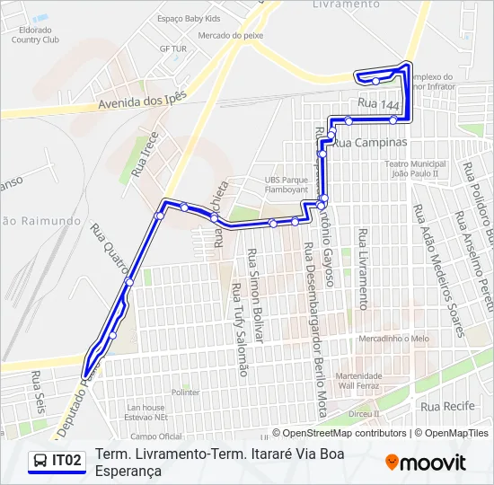 IT02 Bus Line Map
