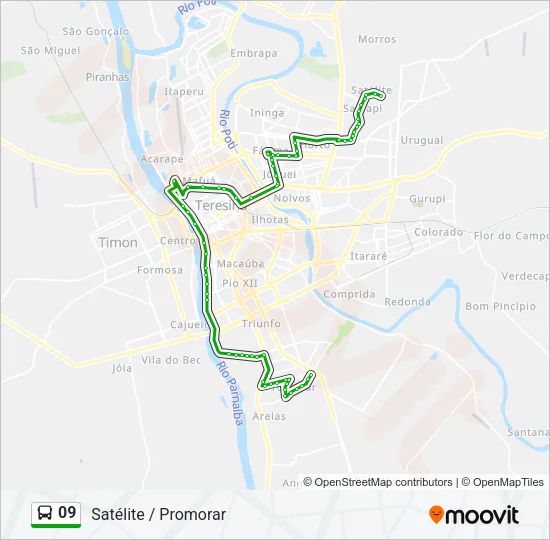 09 Bus Line Map