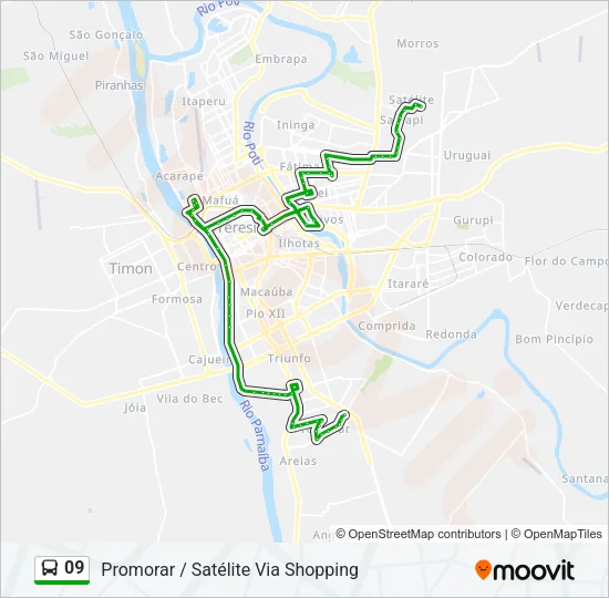 09 Bus Line Map