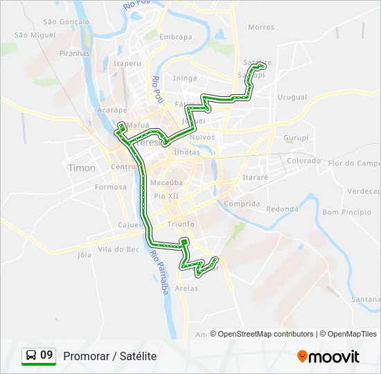 09 Bus Line Map