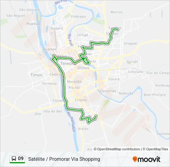09 Bus Line Map