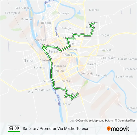 09 Bus Line Map