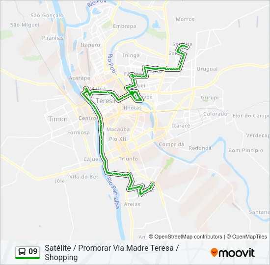 09 Bus Line Map