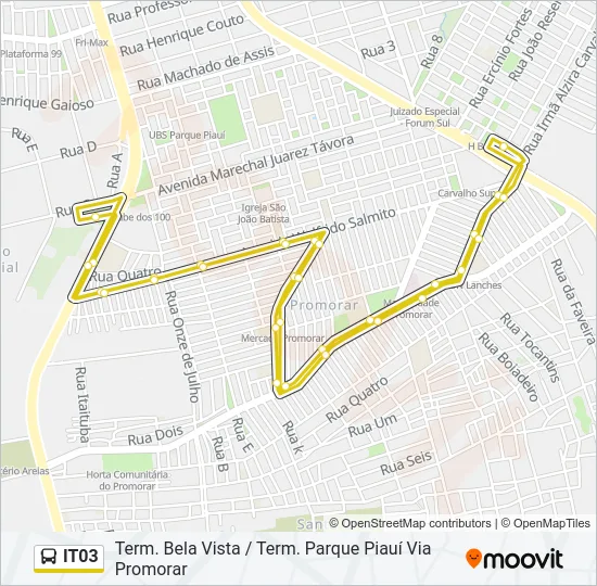 IT03 Bus Line Map