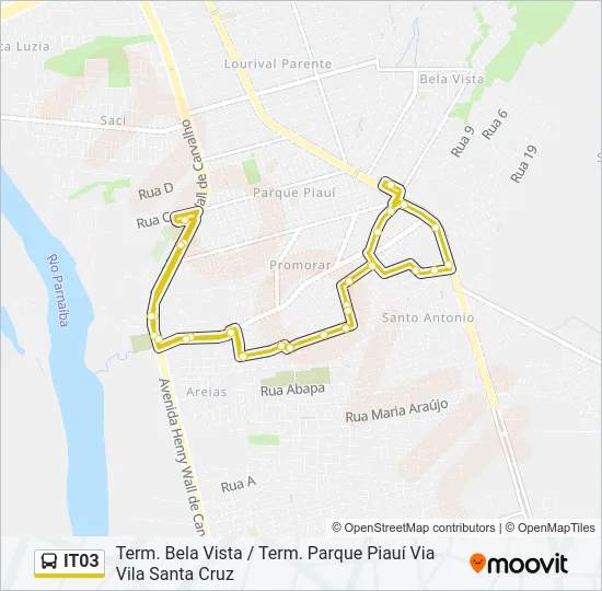 IT03 Bus Line Map