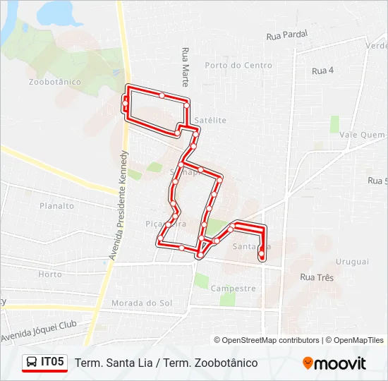 IT05 Bus Line Map