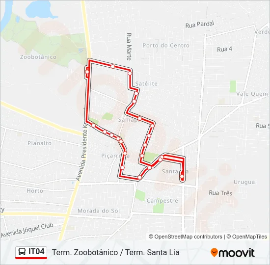 IT04 Bus Line Map