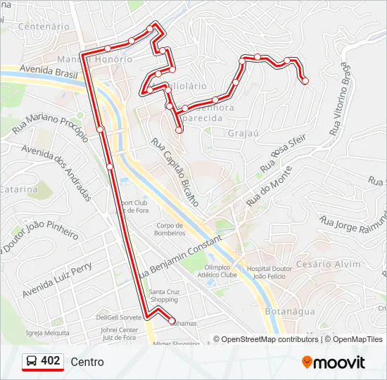 402 Bus Line Map