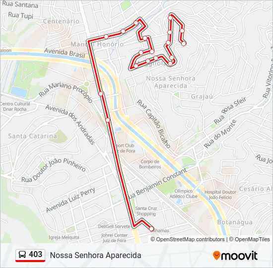 403 Bus Line Map