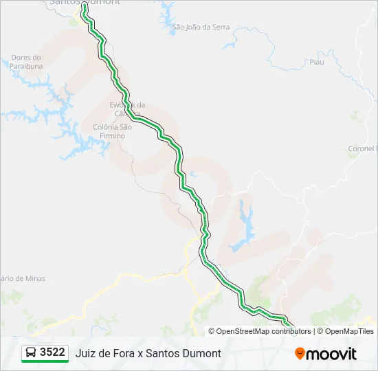 3522 Bus Line Map