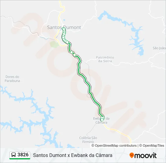 3826 Bus Line Map