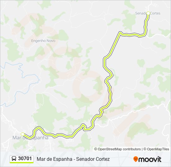 30701 bus Line Map