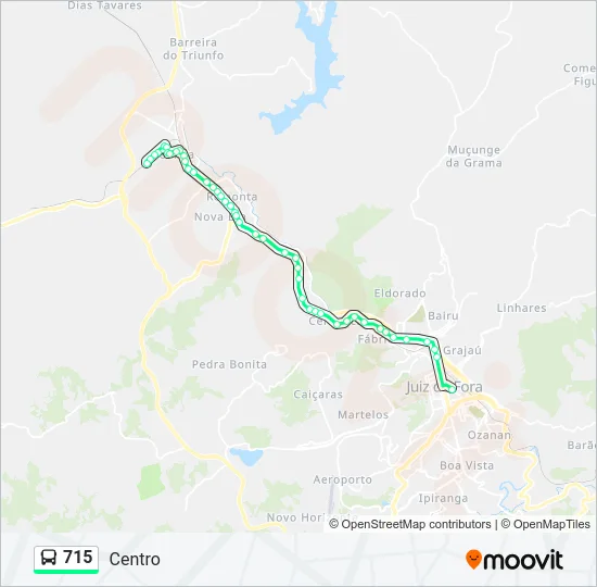 715 Bus Line Map