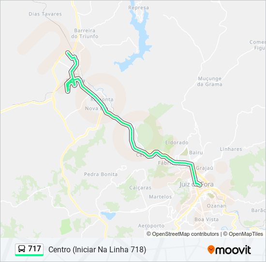 717 bus Line Map