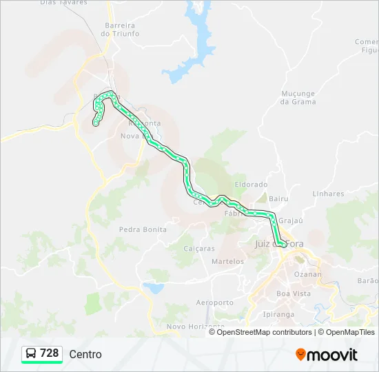 728 Bus Line Map