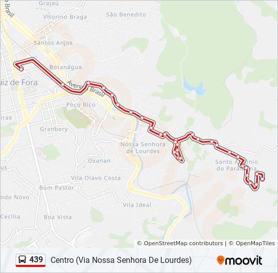 439 Route: Schedules, Stops & Maps - Centro (Via Nossa Senhora De ...